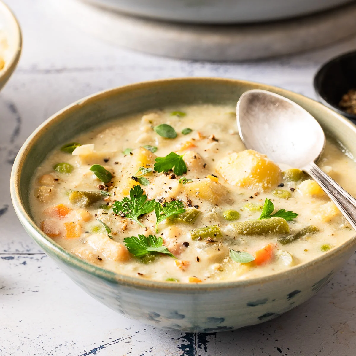 Creamy veg soup